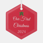 Unser erstes Weihnachtsschmuck (Vorderseite)