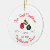 Unser erstes Weihnachtsschmuck 2024 (Links)