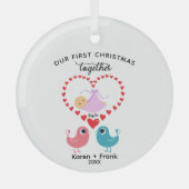 Unser erstes Weihnachtsschmuck - Custom Glass (Vorderseite)