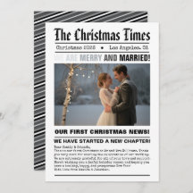 Unser erstes Weihnachtszeitungen-Foto