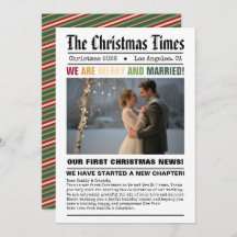 Unser erstes Weihnachtszeitungen-Foto