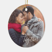 Unser erstes White Overlay-Foto zu Weihnachten Keramik Ornament (Links)