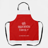 Unser erstes Zuhause Haus-Einweihung Typografie Ro Schürze (Vorderseite)