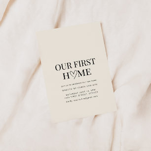 Unser erstes Zuhause Housewarming Party lädt Sie e Einladung