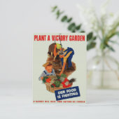 Unser Essen kämpft. Postkarte (Stehend Vorderseite)