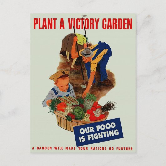 Unser Essen kämpft. Postkarte (Vorderseite)