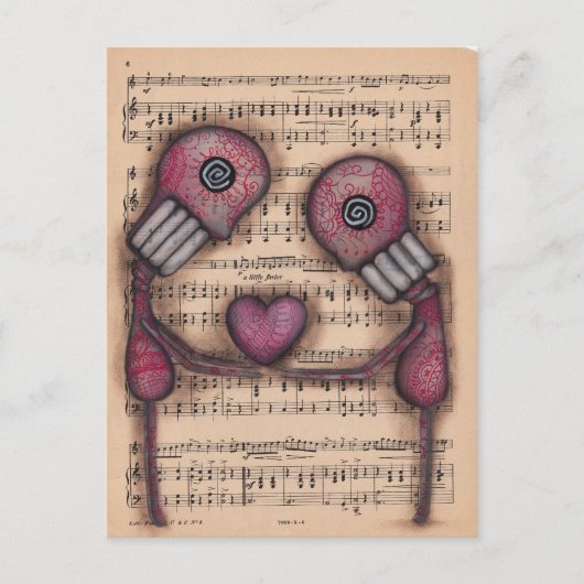 Unser ewige Liebe Postkarte (Vorderseite)