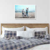 Unser familiäres Foto Leinwanddruck (Insitu (Schlafzimmer))