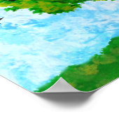 Unser Familienbaum-Single-Kind Poster (Ecke)