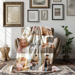 Unser Familienfoto 7 mit Namen Fleecedecke