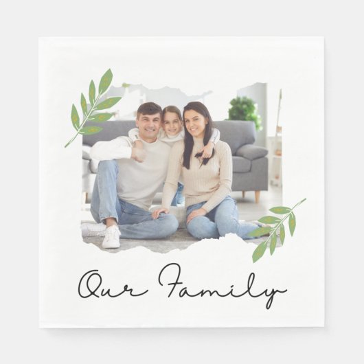 Unser Familienpapier Napkin Serviette (Vorderseite)