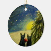 Unser feinstes Geschenk, das wir holen Keramik Ornament (Links)