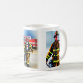 Unser Feuerwehrmann, unser Held Kaffeetasse (VorderseiteRechts)