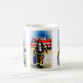 Unser Feuerwehrmann, unser Held Kaffeetasse (Mittel)