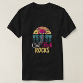 Unser Flock Rocks Design für Flamingo Matching Fam T-Shirt (Design vorne)