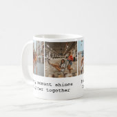 Unser Freundschafts-Geschichten-Becher Kaffeetasse (Vorderseite Links)