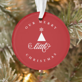 Unser fröhliches kleines Niedliches Baby 1. Weihna Ornament