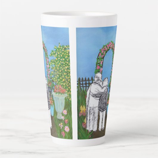 Unser Garten Milchtasse (Vorderseite)