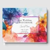 Unser Gästebuch Anemone Dreamscape Hochzeit (Vorderseite)