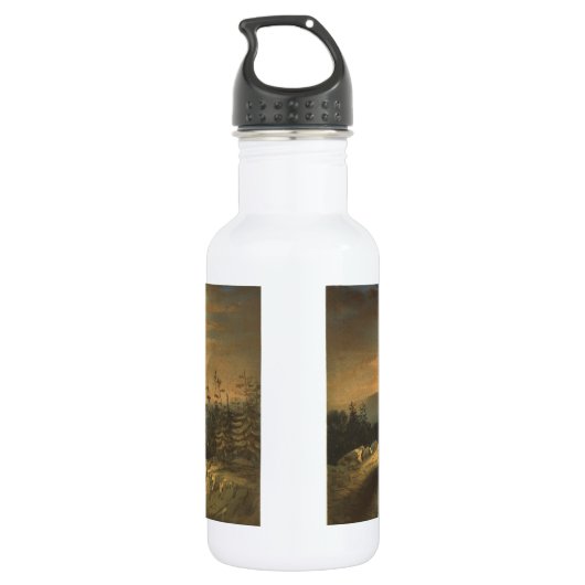 Unser Geborener Himmel Edelstahlflasche (Rückseite)