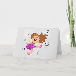 UNSER "GEGENSEITIGER GEBURTSTAG"=GLÜCKLICHER TANZ  KARTE