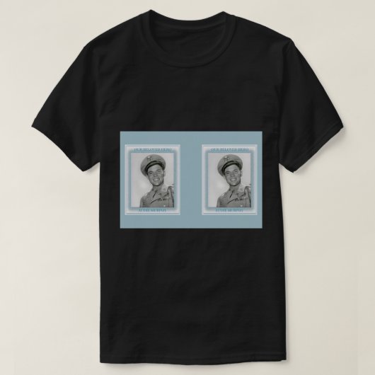 Unser geliebter Held - Audie Murphy Hardcover Jour T-Shirt (Design vorne)