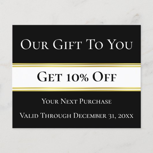 Unser Geschenk an Sie erhalten 10% Rabatt auf Schw Flyer (Vorne)