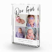 Unser Girl Modern Baby Fotoblock (Rechts)