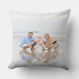 Unser glücklicher Ort: Personalisiertes Family Bea Kissen