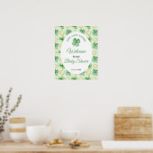 Unser Glücksbringer St. Patrick's Babyshower-Willk Poster (Küche)