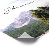 Unser Gott ist ein phantastischer Gott! Poster (Ecke)