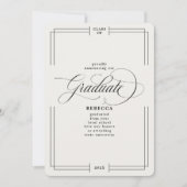 Unser Graduate Classic Script Abschluss Ankündigung (Vorderseite)