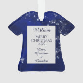 Unser Grandson Star Ornament (Rückseite)