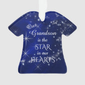 Unser Grandson Star Ornament (Vorderseite)