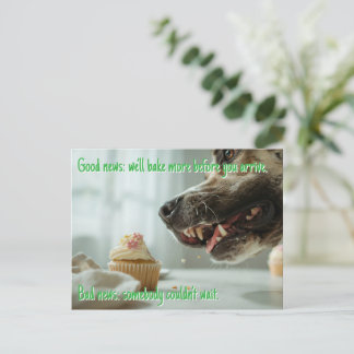 Unser Great Dane Qualitätsprüfer arbeitet hart für Postkarte
