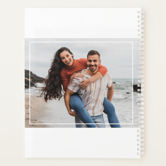 Unser großer Tag Foto Hochzeitsplaner Planer (Rückseite)