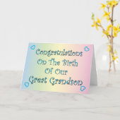 Unser großes - Enkel Karte (Gelbe Blume)