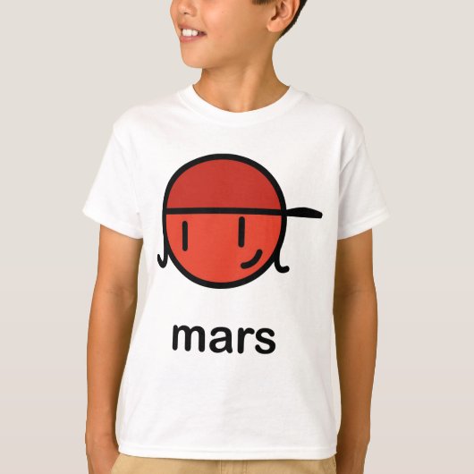 Unser großes fettes Solarsystem - Mars T-Shirt (Vorderseite)