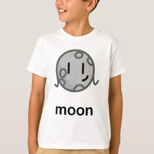 Unser großes fettfreies Sonnensystem - Mond T-Shirt (Vorderseite)