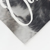 Unser guter Junge Custom Hund Foto Fleece Blanket (Ecke)