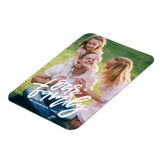 Unser handgeschriebenes Skript für die Familie ind Magnet (Linke Seite)