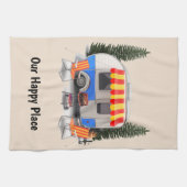Unser Happy Place Wohnwagen Geschirrtuch (Horizontal)