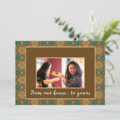 Unser Haus zu Ihrem Glück Karte (Stehend Vorderseite)