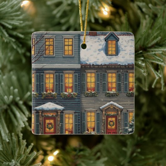 Unser Haus zu Ihrem Weihnachtsornament (Baum)