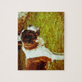 Unser Heiliger Bernard unser Haustier Puzzle (Vertikal)