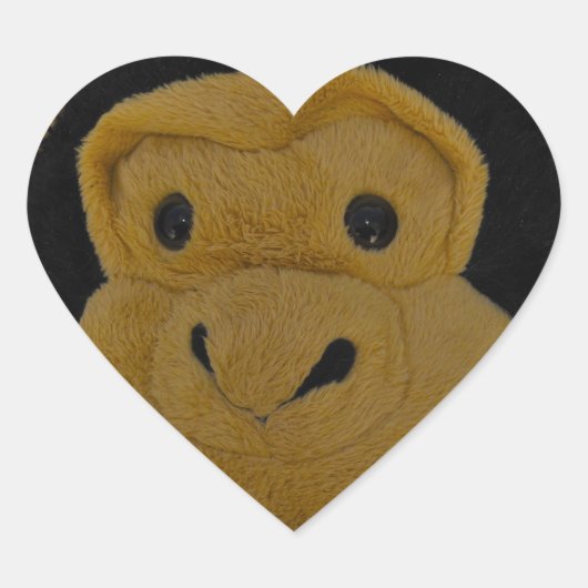 Unser Held Herz-Aufkleber (Vorderseite)