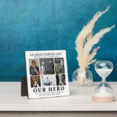 Unser Helden-Collage Memorial Fotoplatte (InSitu)