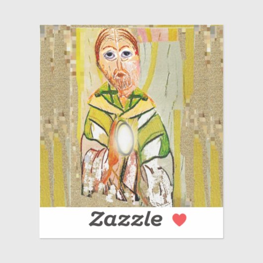 Unser Herr Jesus Christus Sticker (Blatt)