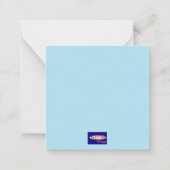 Unser Herz-Felt-Beileid Mitteilungskarte (Rückseite)