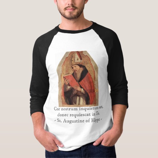 Unser Herz ist rastloses St- AugustineShirt, T-Shirt (Vorderseite)